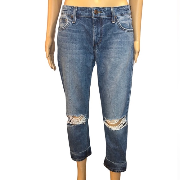 Joe's Jeans Ex-Lover in Aviana Destroyed Boyfriend Straight Ankle Jean 27